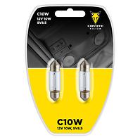 Autoglühbirne 12V 10W C10W Sufit Coyote Vision 2 st. Blister