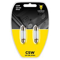 Autoglühbirne 12V 5W C5W Sufit Coyote Vision 2 st. Blister