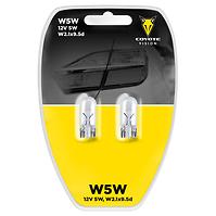 Autoglühbirne 12V 5W T10 W5W Ganzglas Coyote Vision 2 st. Blister