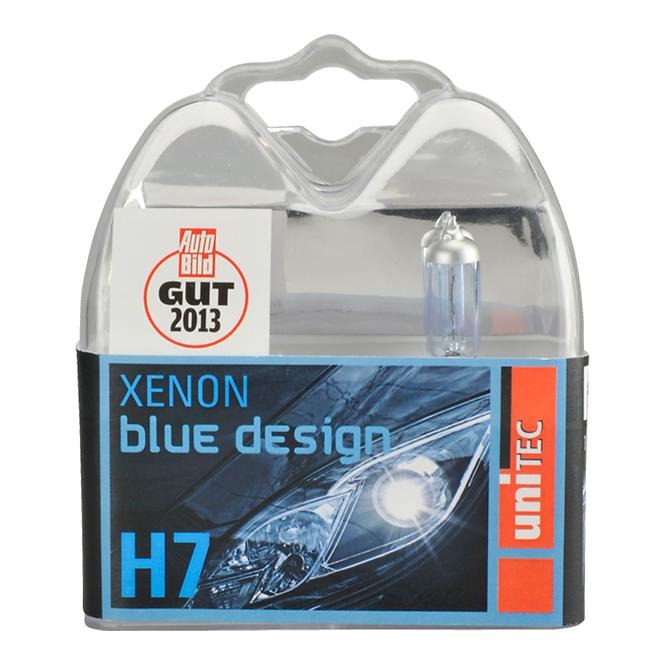 Autoglühbirne 12V H7 55W Unitec Xenonblue 2 st.