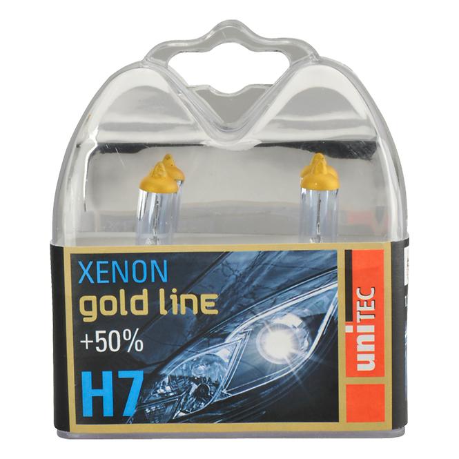 Autoglühbirne 12V H7 55W Unitec Xenongold 2 st.