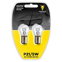 Birne 12V P21/5W BAY15D Coyote Vision 2 st. Blister