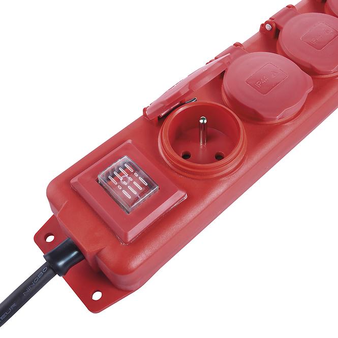 Verlängerung 4Z 3 m 1,5 mm IP44 gummi      