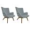 Fotel Angel Grau / Paros 5 / Buche 2 St.