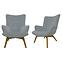Fotel Angel Grau / Paros 5 / Buche 2 St.,2