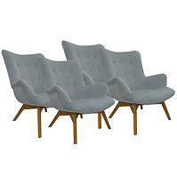 Fotel Angel Grau / Paros 5 / Buche – 4 St.