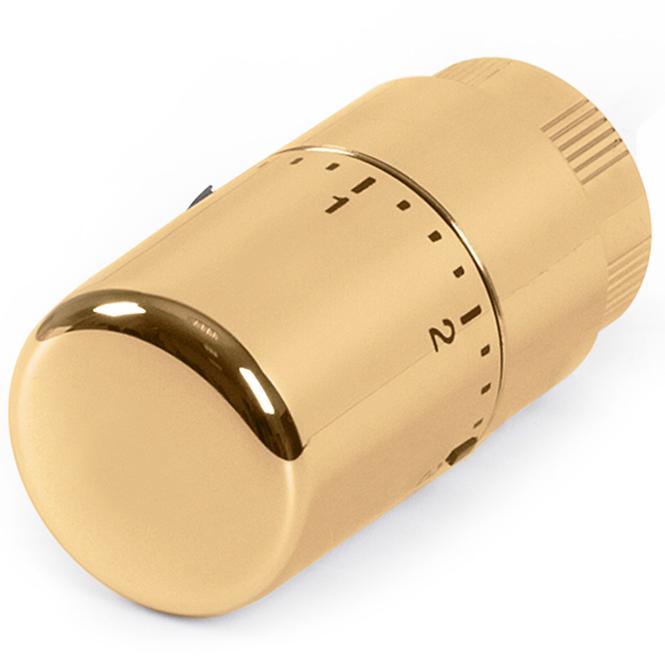 Thermostatkopf Slim Gold GZ 1/2 - GW 1/2