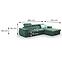 Ecksofa Polo P Gandar 79 + Gandar 71,6