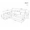 Ecksofa Melfi U Sawana 05 + Malmo 90,6