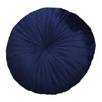 Kissen Velvet Round 45 dunkelblau