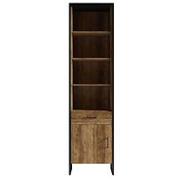 Vitrine Tarabo 05 1D1S appenzeller fichte-schwarz matt