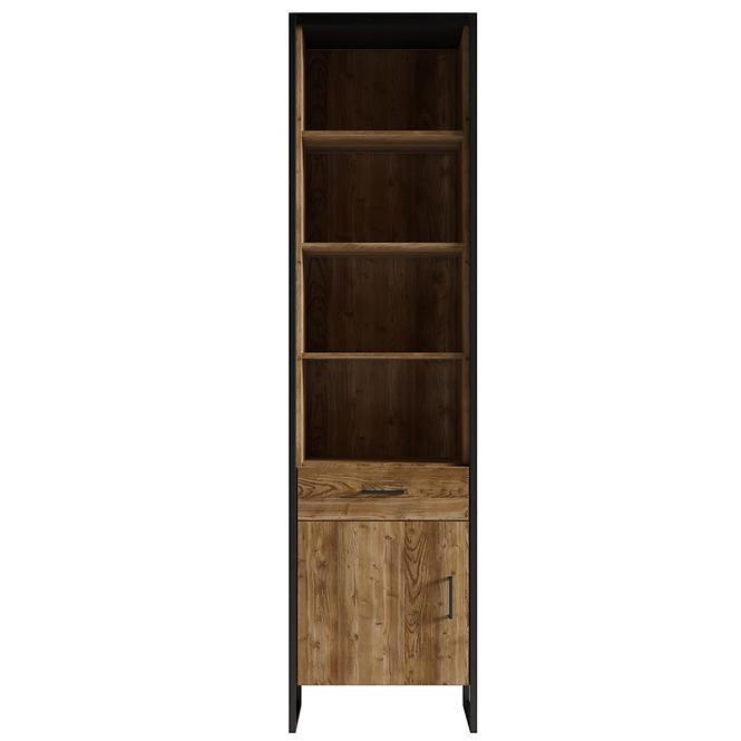 Vitrine Tarabo 05 1D1S appenzeller fichte-schwarz matt