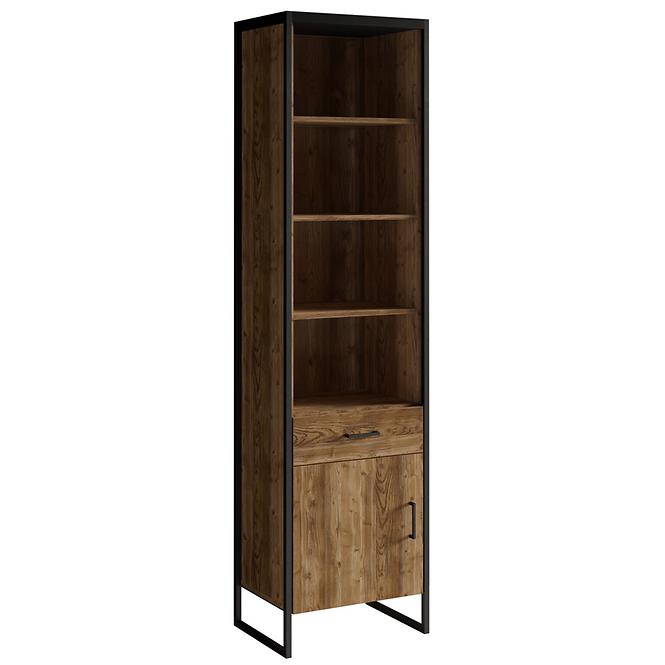Vitrine Tarabo 05 1D1S appenzeller fichte-schwarz matt