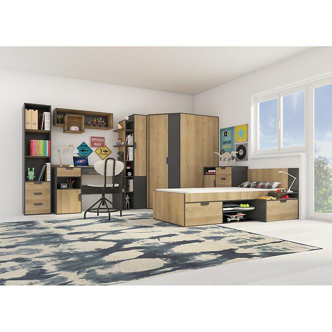 Tv Tisch Nano NA 10 eiche riviera/graphite