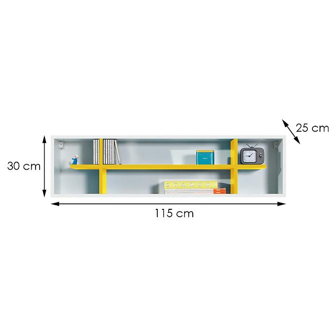 Regal Mobi MO-15 weiß / gelb