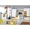Nachtschrank Mobi MO-17 weiß / gelb,4