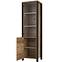 Vitrine Olin 5 2D Appenzeller Fichte / schwarz,5