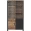 Vitrine Olin 13 2D Appenzeller Fichte / schwarz,3