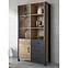 Vitrine Olin 13 2D Appenzeller Fichte / schwarz,5