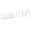 Tv Tisch Olin 41 Appenzeller Fichte / schwarz,2