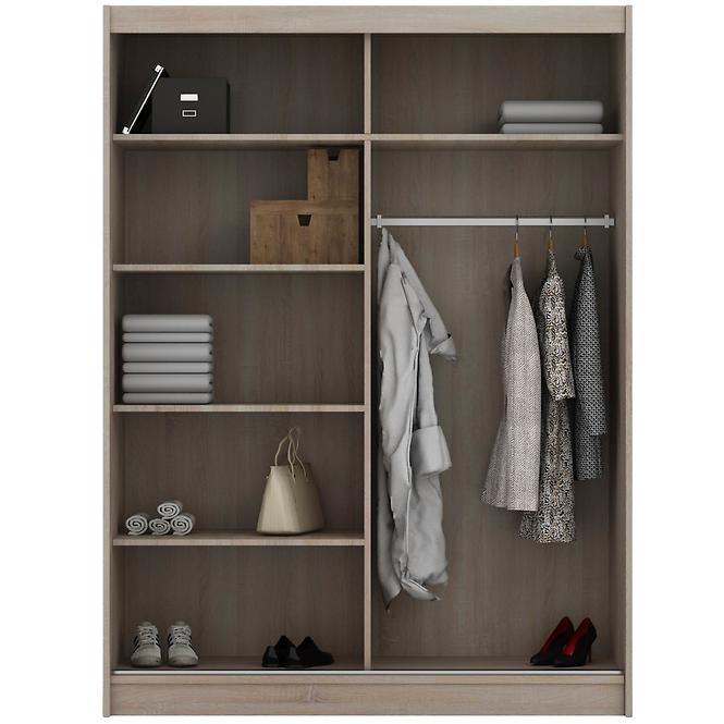 Schrank Asturia 150cm Eiche Sonoma