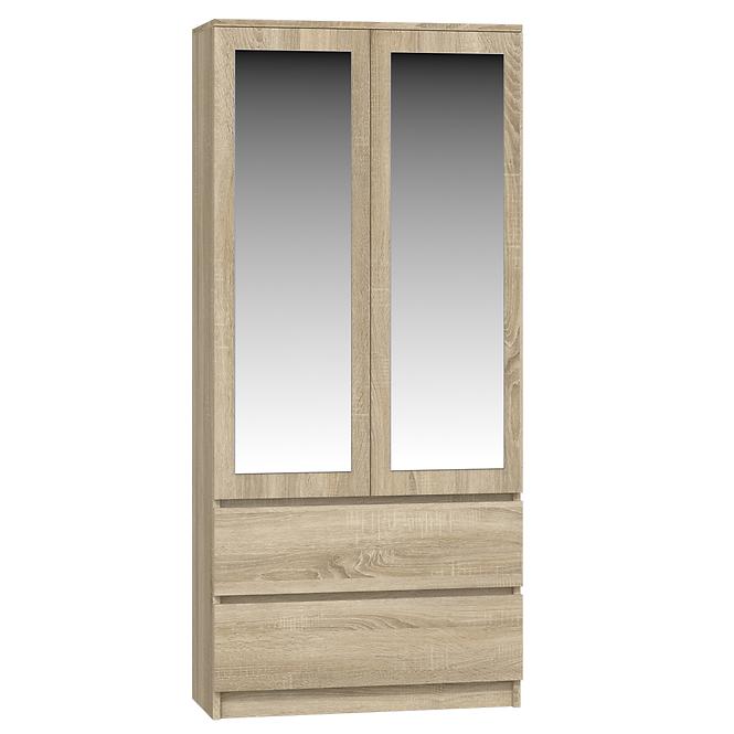 Schrank SS-90 spiegel eiche sonoma
