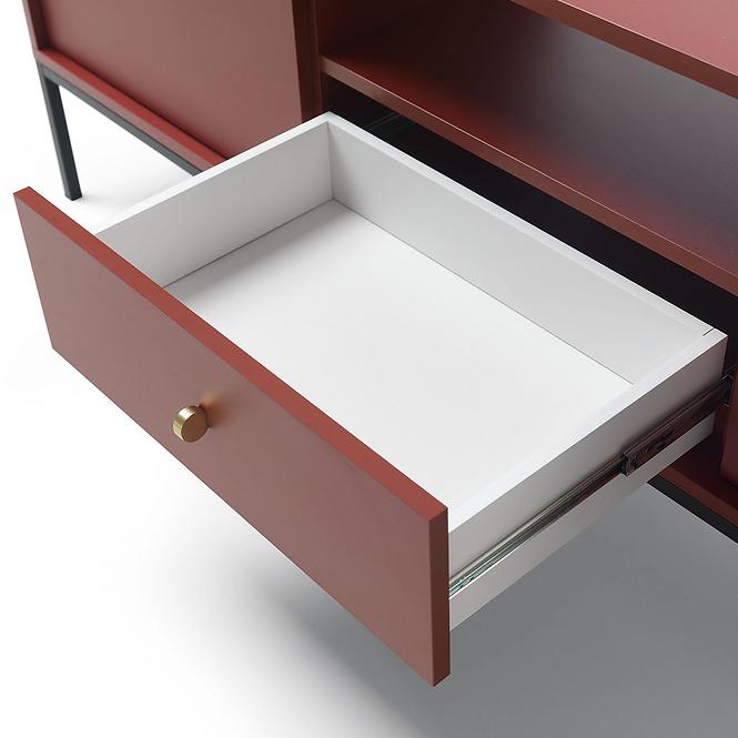 TV Tisch Mono MRTV154 dunkelrot