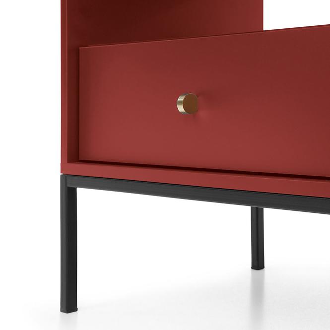 TV Tisch Mono MRTV154 dunkelrot