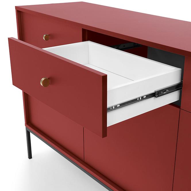 TV Tisch Mono MRTV154 dunkelrot