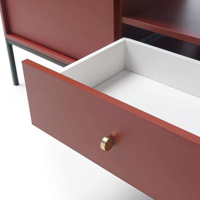 TV Tisch Mono MRTV154 dunkelrot