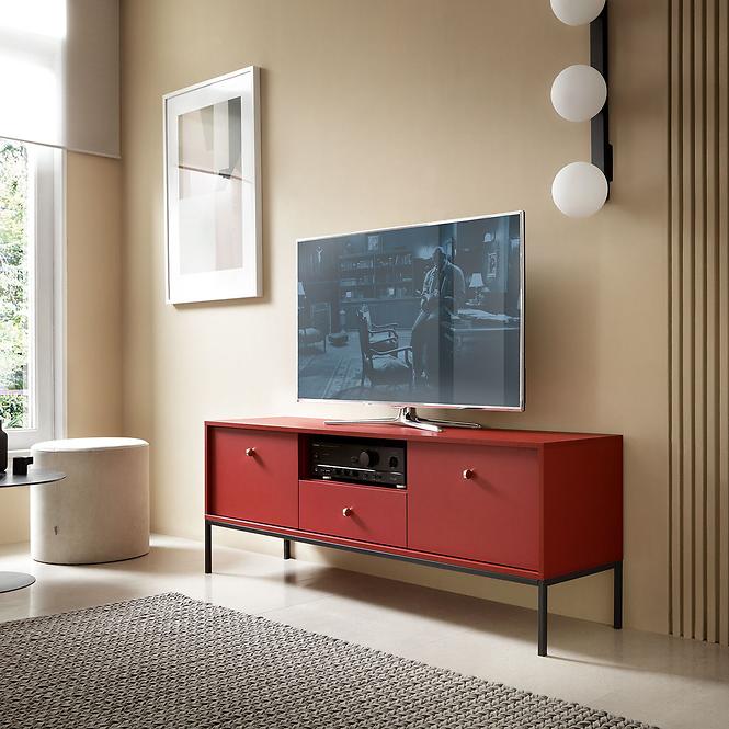 TV Tisch Mono MRTV154 dunkelrot