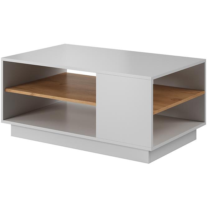 Couchtisch 3D G Weiß/Eiche Craft Gold