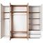 Schrank 3D A Weiß/Eiche Craft Gold,3