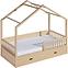 Bett Wiktor 200x90 natürliche Kiefer