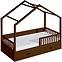 Bett Wiktor 200x90 Walnuss Kiefer