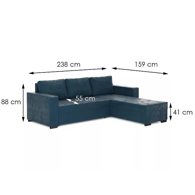 Ecksofa Dallas Monolith 77