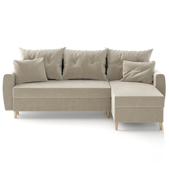 Ecksofa Romeo Riviera 16 natürliches Holz