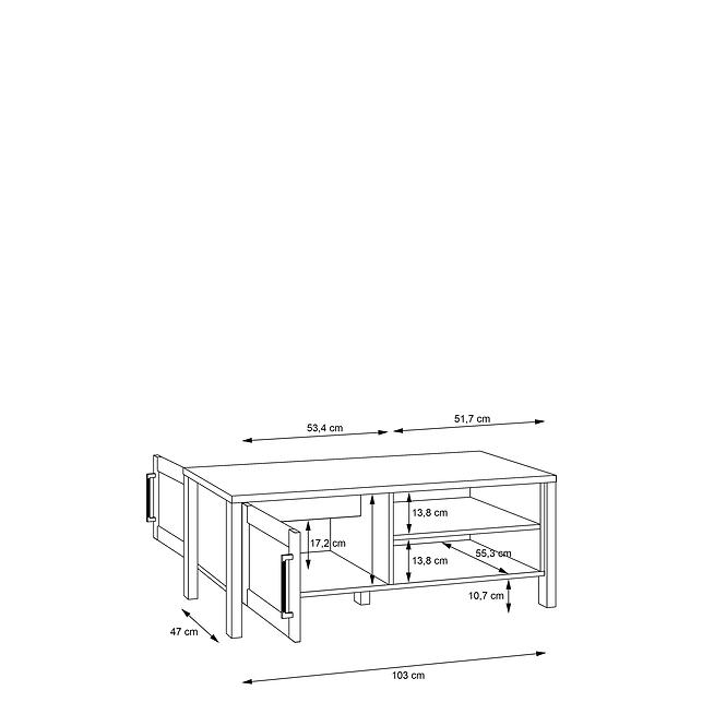 Couchtisch Nepean CFTT5043 Eiche Waterford