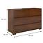 Holzkommode kiefer 4S Skandica sparta nussbaum,2