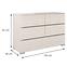 Holzkommode kiefer 5S Skandica sparta weiß,2