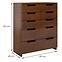 Holzkommode kiefer 8S Skandica spectrum nussbaum,2