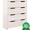 Holzkommode buche 4S Skandica spectrum weiß