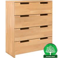 Holzkommode buche 4S Skandica spectrum natur