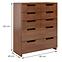 Holzkommode buche 8S Skandica spectrum nussbaum,2
