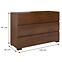Holzkommode kiefer 3S Skandica vestre nussbaum,2