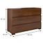 Holzkommode kiefer 4S Skandica vestre nussbaum,2