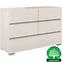 Holzkommode kiefer 5S Skandica vestre weiß