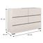 Holzkommode kiefer 5S Skandica vestre weiß,2