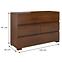 Holzkommode kiefer 5S Skandica vestre nussbaum,2