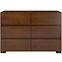 Holzkommode kiefer 6S Skandica vestre nussbaum,3
